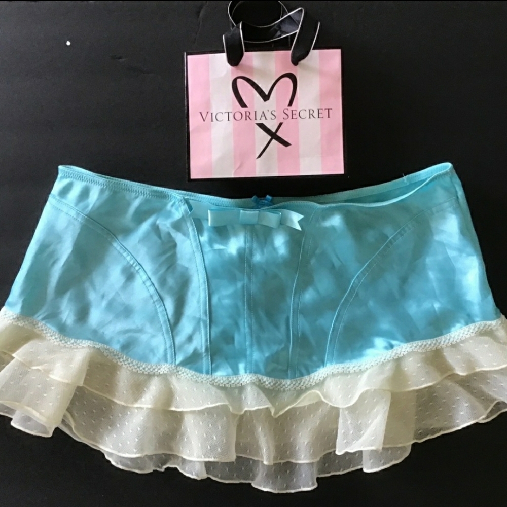 VICTORIAS SECRET SEXY LITTLE THING BLUE SKIRT M/L
